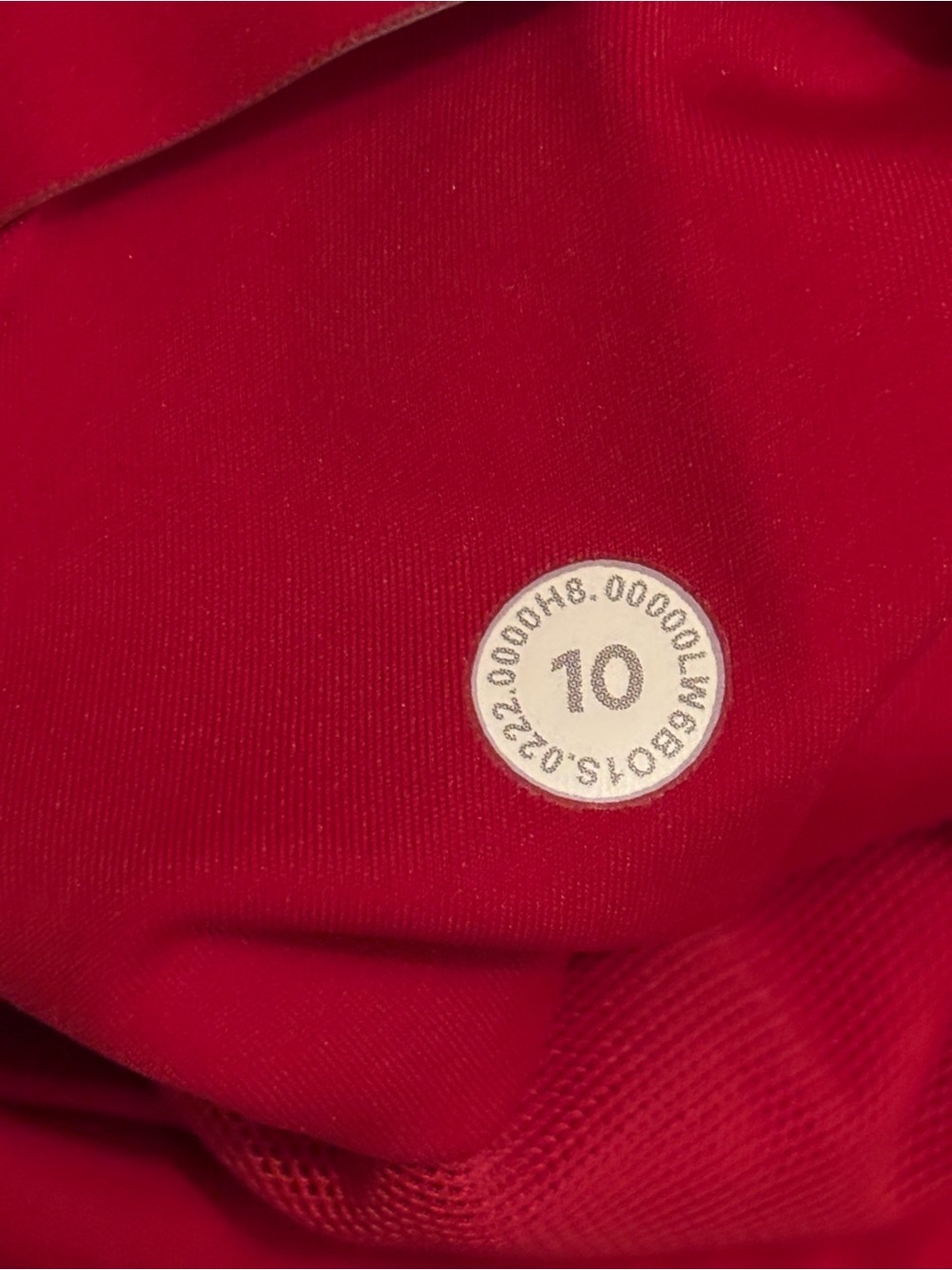 Lululemon red leggings size 10 - Picture 5 of 7